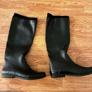 DKNY Black Rain Boots